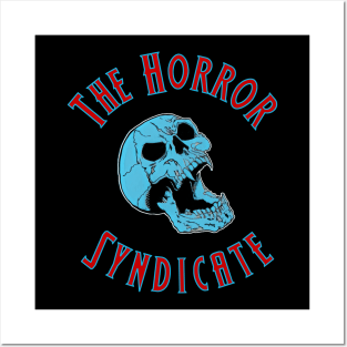 The Horror Syndicate Blue Logo Posters and Art